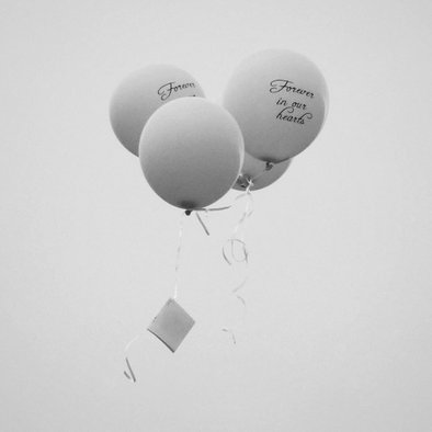 Commemmoration balloons
