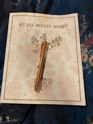 A diary and pen